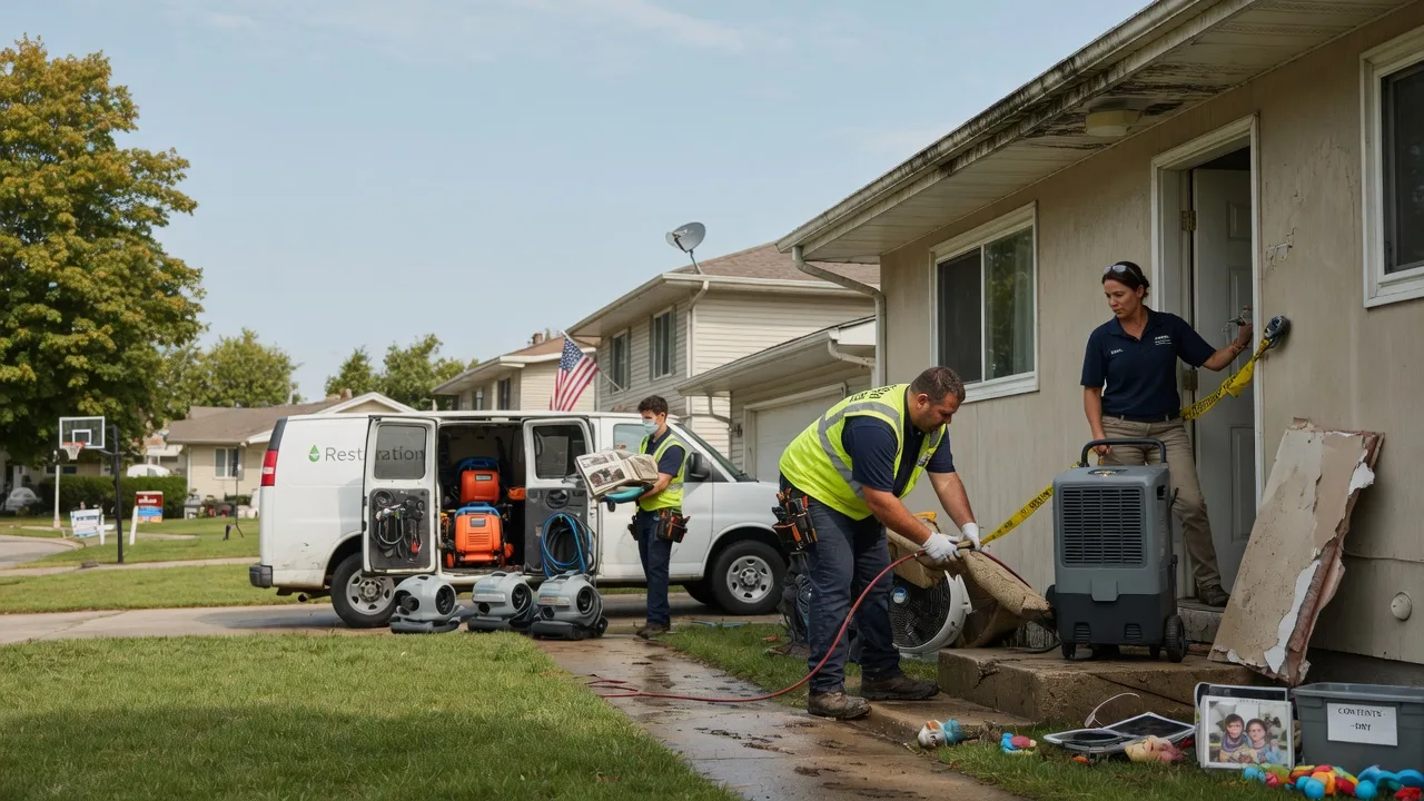 Water Damage Restoration in Roseglen, ND near me